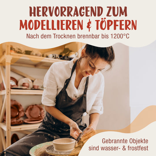 Kreativ-Ton, Geschmeidiger Ton zum Basteln und Gestalten!