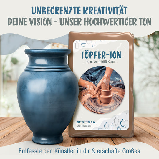 Töpferton, Ton zum Töpfern und Brennen!