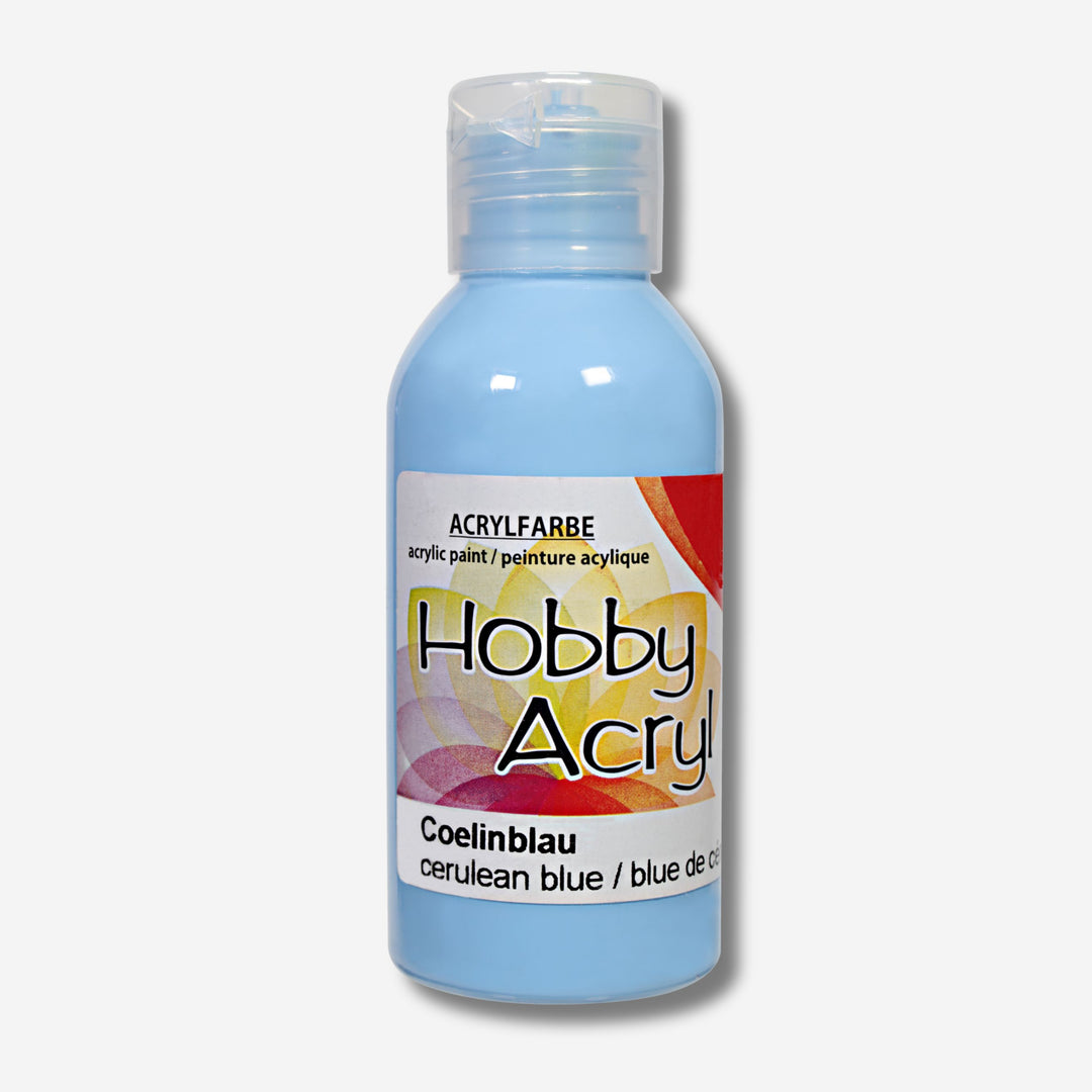Acrylfarbe Coelinblau