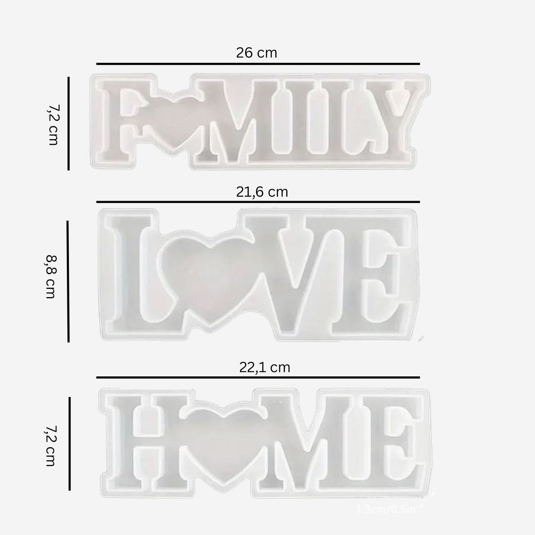 Silikonformen Dekoration