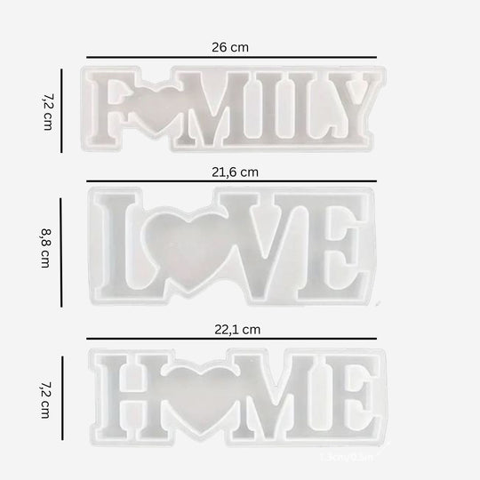 Silikonformen Dekoration