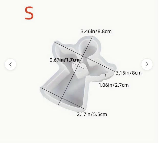 Silikonformen für Gips Weihnachten