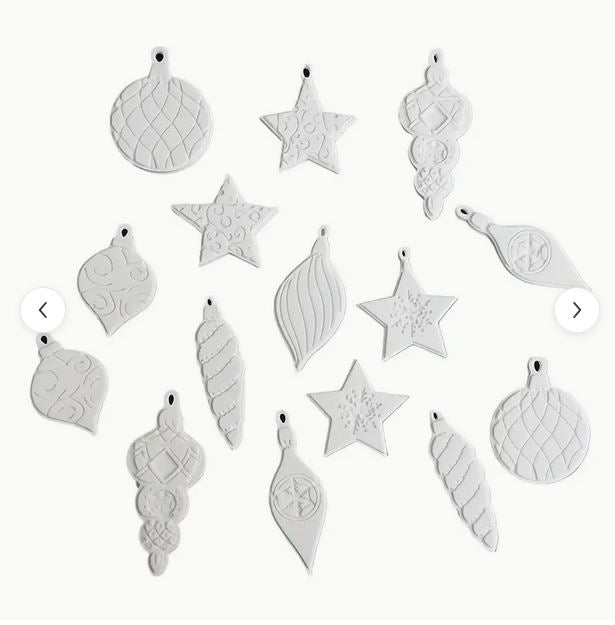 Weihnachtsstern & Schneeflocken hängend