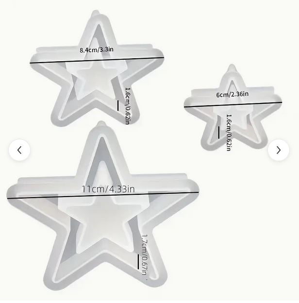 Sterne 3er Set