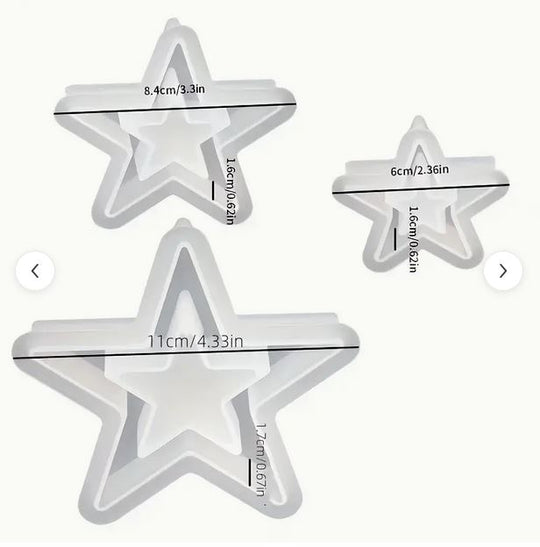 Sterne 3er Set
