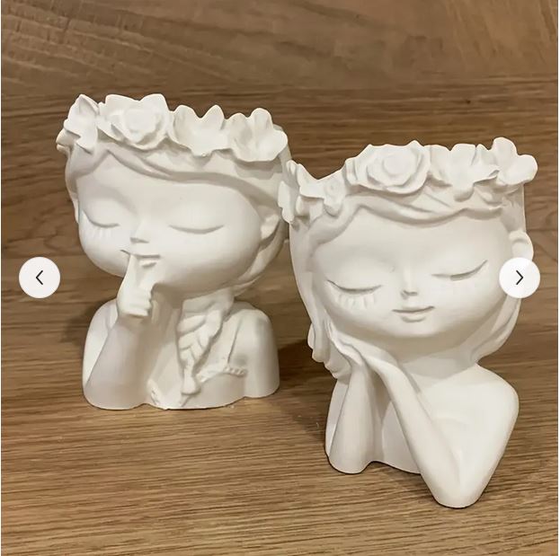 Vase Mädchen 2er Set