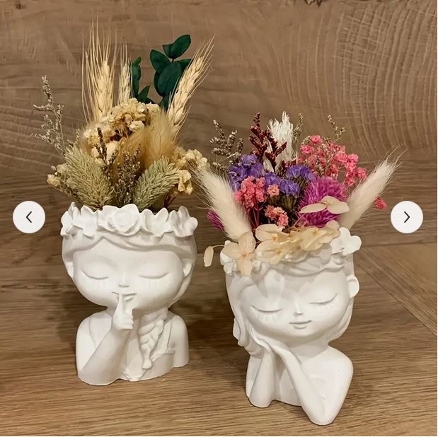 Vase Mädchen 2er Set
