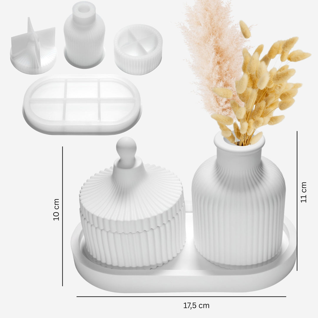 Silikonformen Vasen/Dosen/Schalen