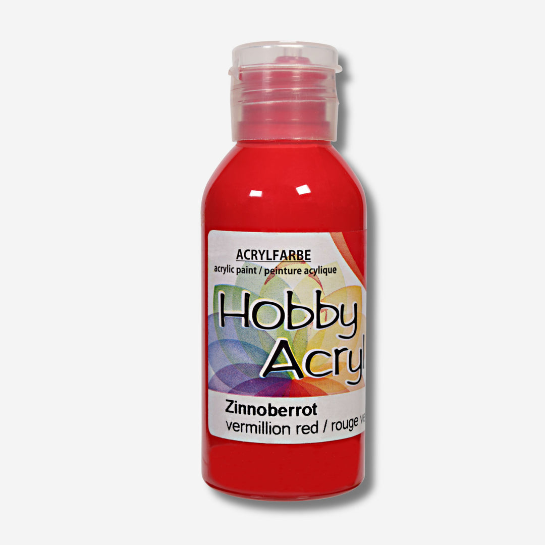 Acrylfarbe Zinnoberrot