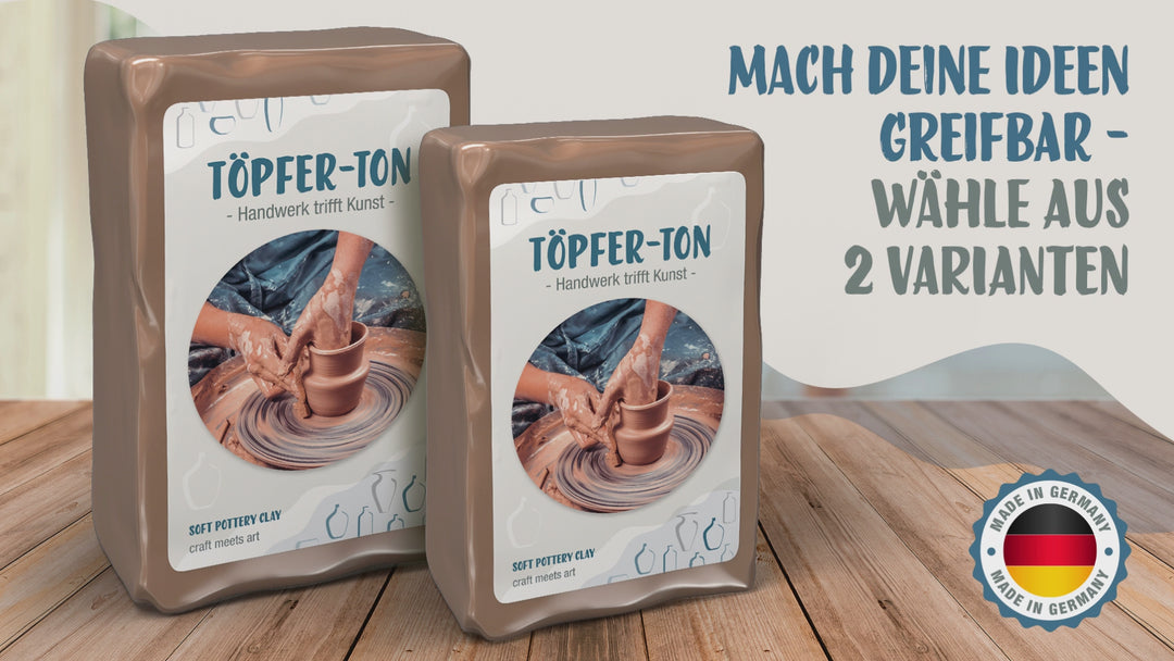 Töpferton, Ton zum Töpfern und Brennen!