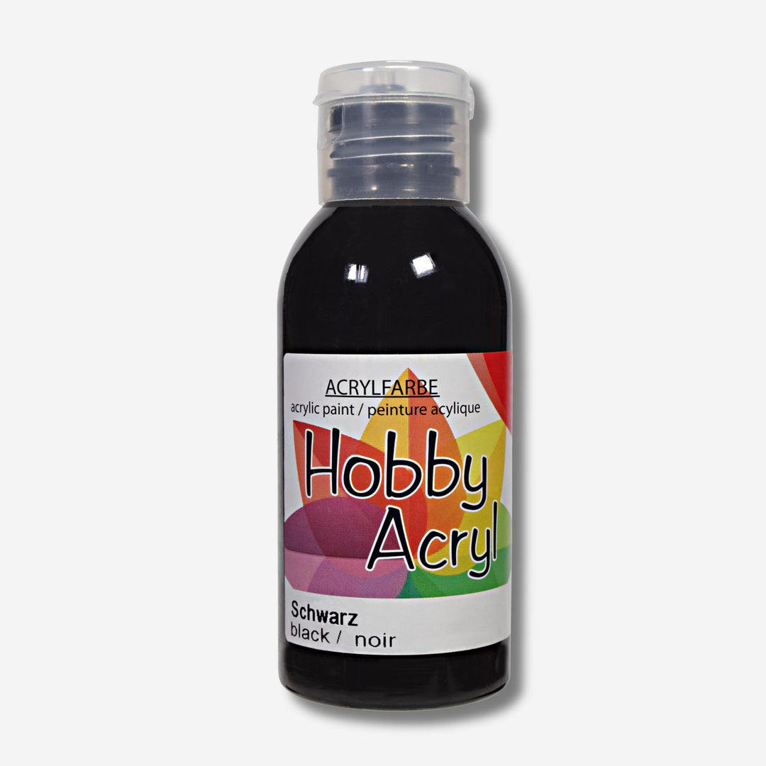 Acrylfarbe Schwarz